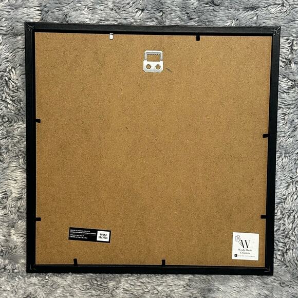 Windy Davis Creations Yellow Sunflower 3D Framed Art Shadow Box 13x13 Floral - Picture 7 of 8